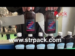 Máy dán nhãn trước và sau tốc độ cao Chai dán nhãn hai mặt