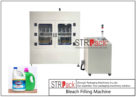 Máy chiết rót chai chống ăn mòn Chất tẩy rửa hóa chất có độ nhớt cao Chất tẩy rửa nhà vệ sinh