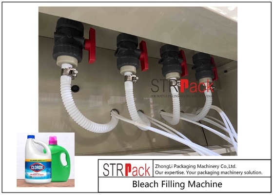 Máy chiết rót chai chống ăn mòn Chất tẩy rửa hóa chất có độ nhớt cao Chất tẩy rửa nhà vệ sinh