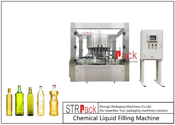 Máy đóng nắp một khối quay tự động dầu ăn được 8000bph 100ml - 1000ml