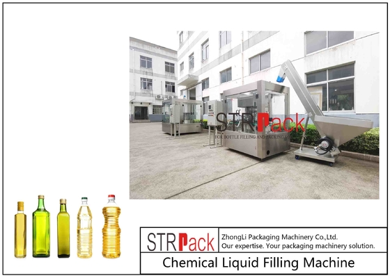 Máy đóng nắp một khối quay tự động dầu ăn được 8000bph 100ml - 1000ml