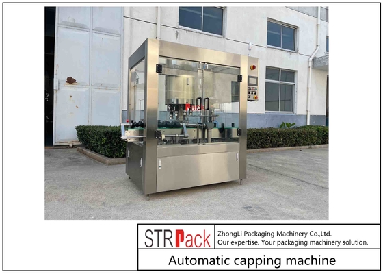Máy chiết rót và đóng nắp bằng thép không gỉ tinh túy với điều khiển PLC