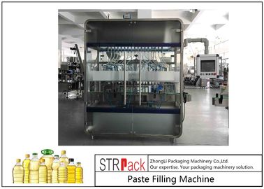 10 vòi Máy chiết rót dầu ăn, Thiết bị đóng chai dầu thực vật ăn được 0,5-5L 3000 B / H