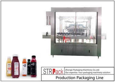 Dây chuyền máy đóng gói chai 8000 BPH Máy rửa chai quay tự động với 24 đầu