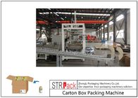 Máy đóng gói thùng carton đường chiết rót chất lỏng để đóng gói thùng carton chai tròn 250ML-2L