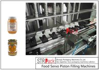 STRPACK 2-16 Đầu lọ và chai mật ong Máy chiết rót động cơ Piston Servo cho lọ thủy tinh mứt mật ong Chai thủy tinh