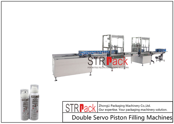 Máy xịt chống nắng y tế dạng lỏng 50ml Aerosol Filling Line 60 chai / phút