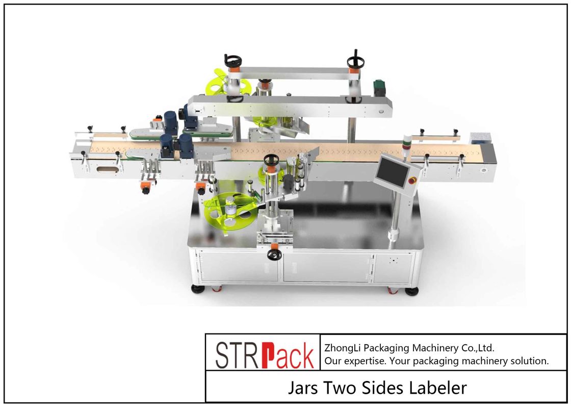 Máy dán nhãn Jar hai mặt Nhãn dán tự dính