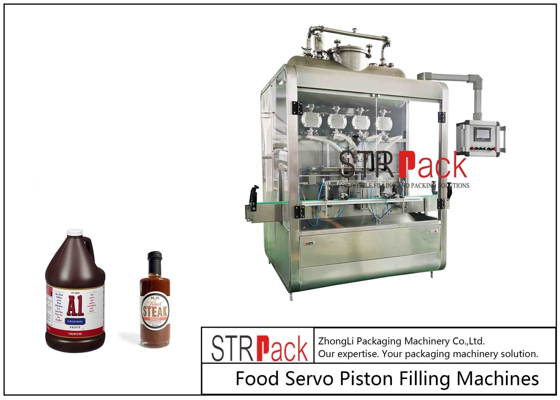 Chai Gravity Filling Máy chiết rót tuyến tính cho chất tẩy rửa dầu gội hóa chất hàng ngày và bao bì chất lỏng nhớt