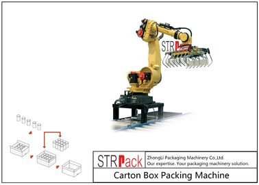 Hệ thống Palletising Robot Carton tự động để xếp chồng hóa học thực phẩm trong ngành