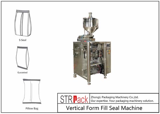 Máy đóng gói túi đệm 50g - 1500g. Máy đóng gói dầu ăn 1L với chất lấp piston cho chất lỏng nhớt.